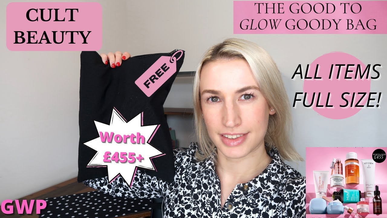 CULT BEAUTY The Good To Glow Goody Bag GWP July 2022 UNBOXING