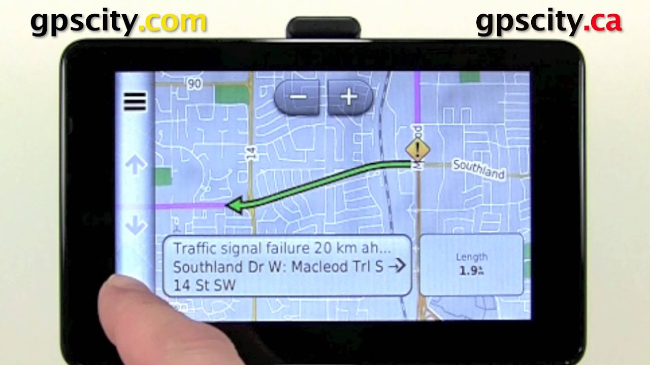 A Quick Introduction to Traffic on the Garmin nuvi 3550 and nuvi 3590