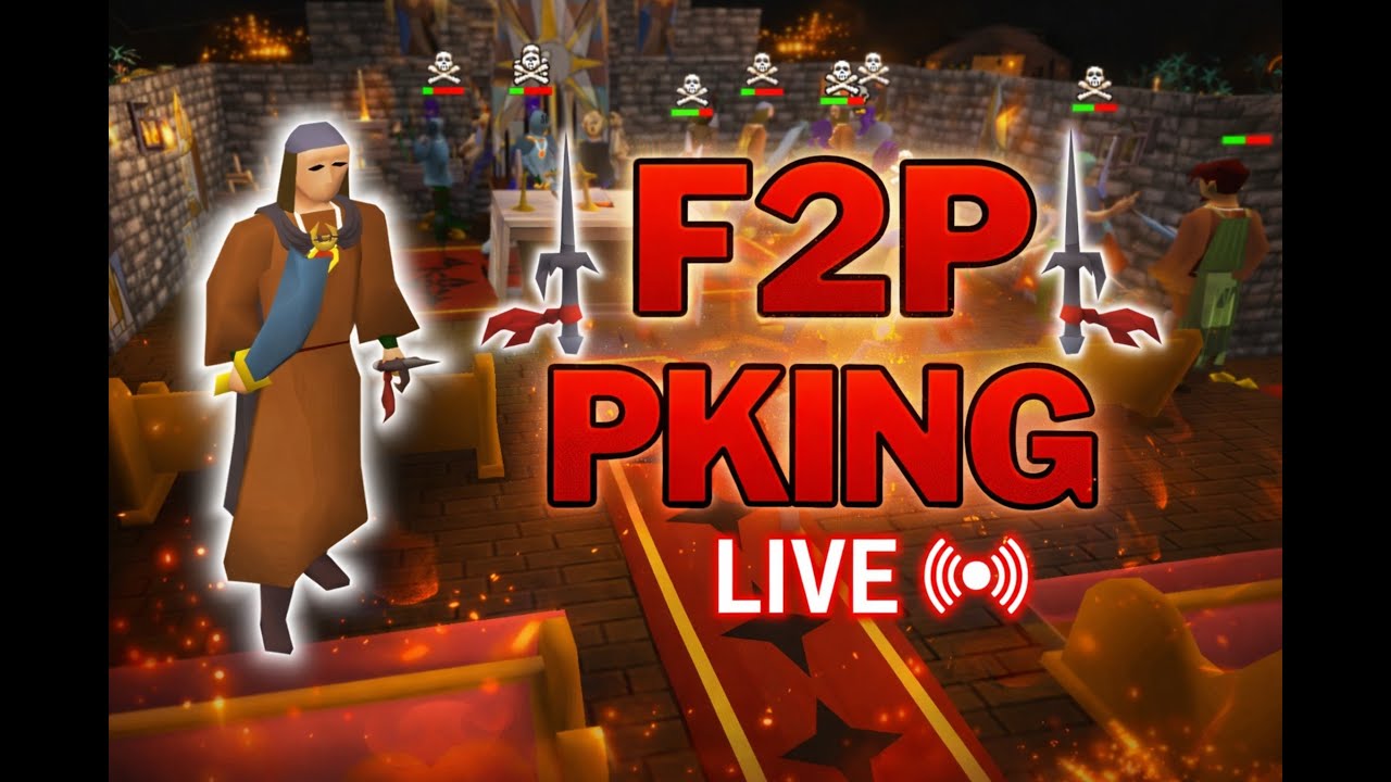 Old School RuneScape / F2P PKING LIVE / ЧАСТЬ 2