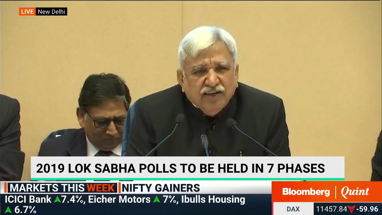 Election Commission Announces #Elections2019 Dates