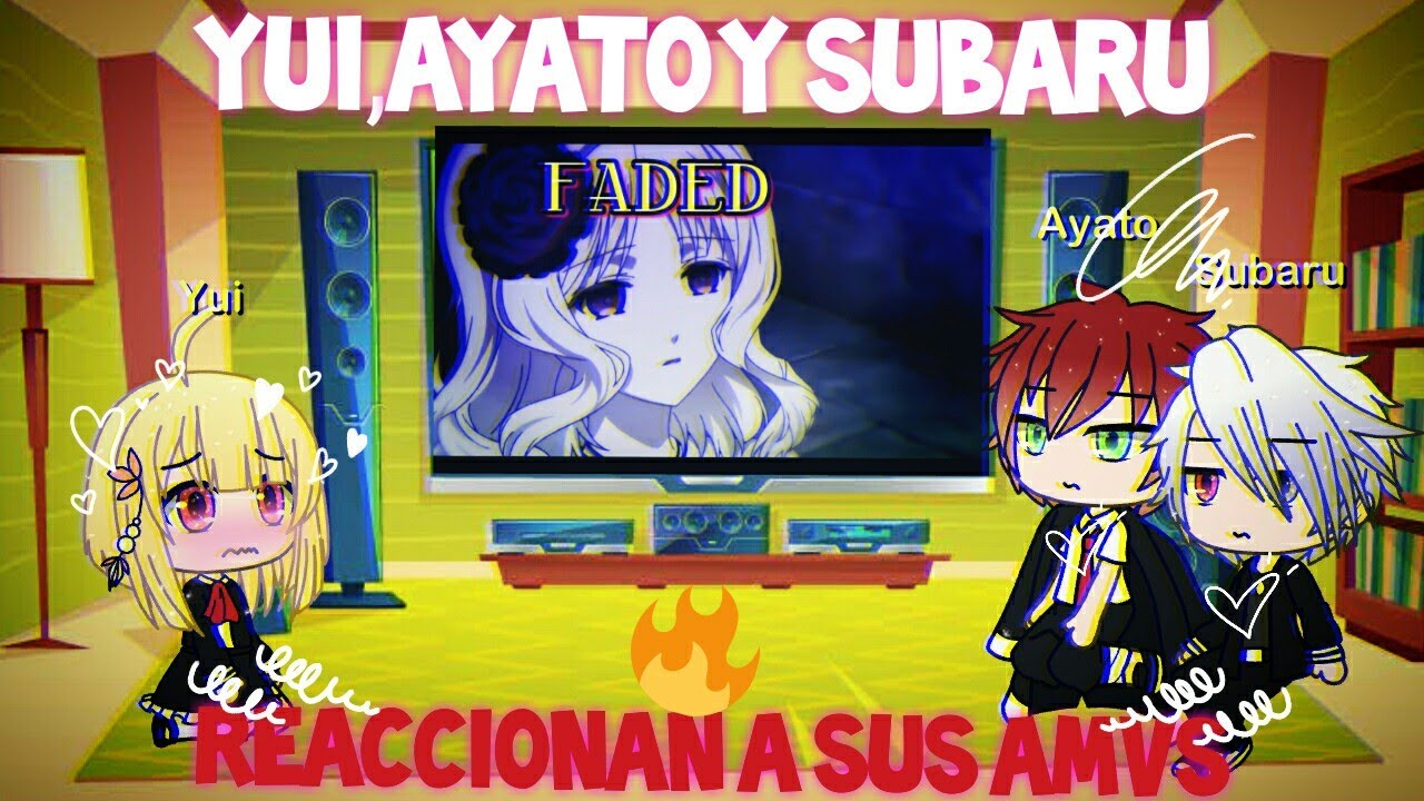 •Yui,Ayato y Subaru reaccionan a sus AMVS!• Diabolik lovers°original?°//Italy music•//