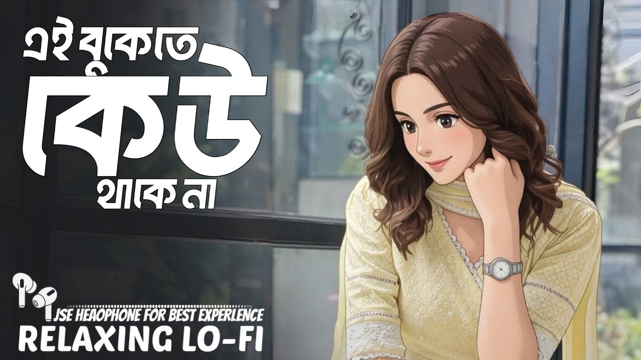 Ei Bukete Kei Thake Na┇এই বুকেতে কেউ থাকে না┇Bangla Lo-fi Song┇Relaxing Lo-fi 