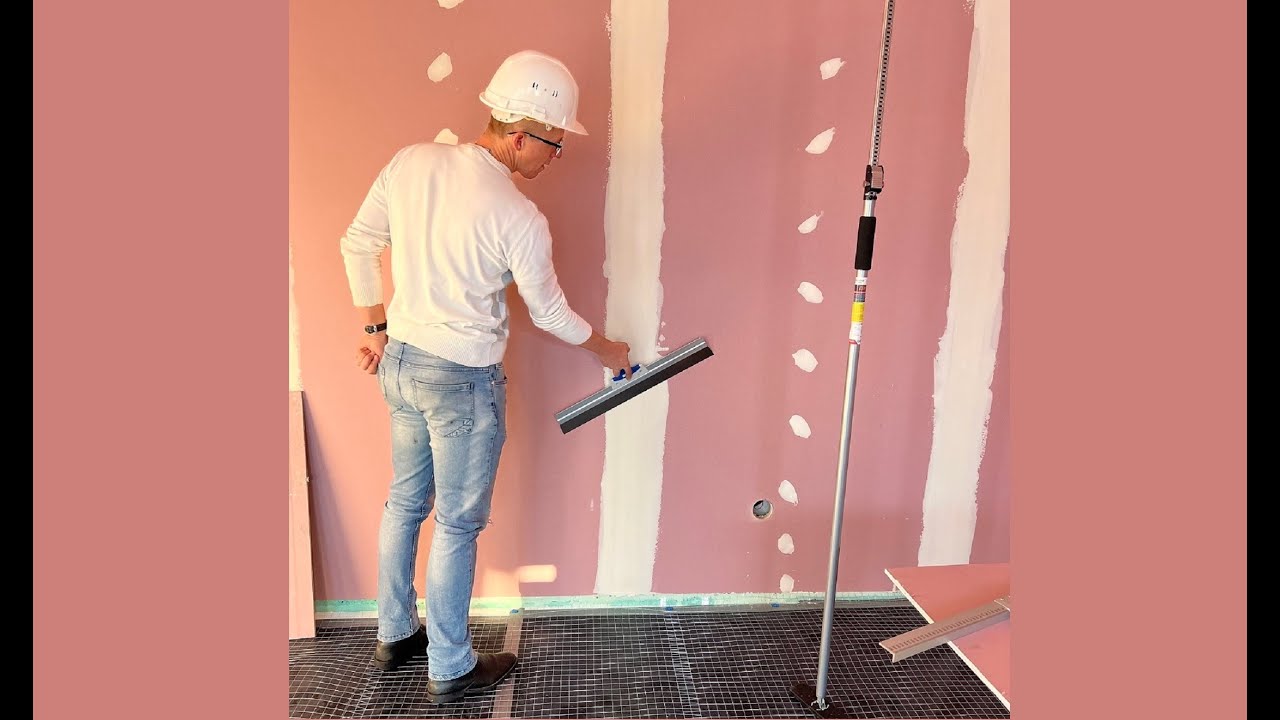 Náradie na sadrokartón na stavbe