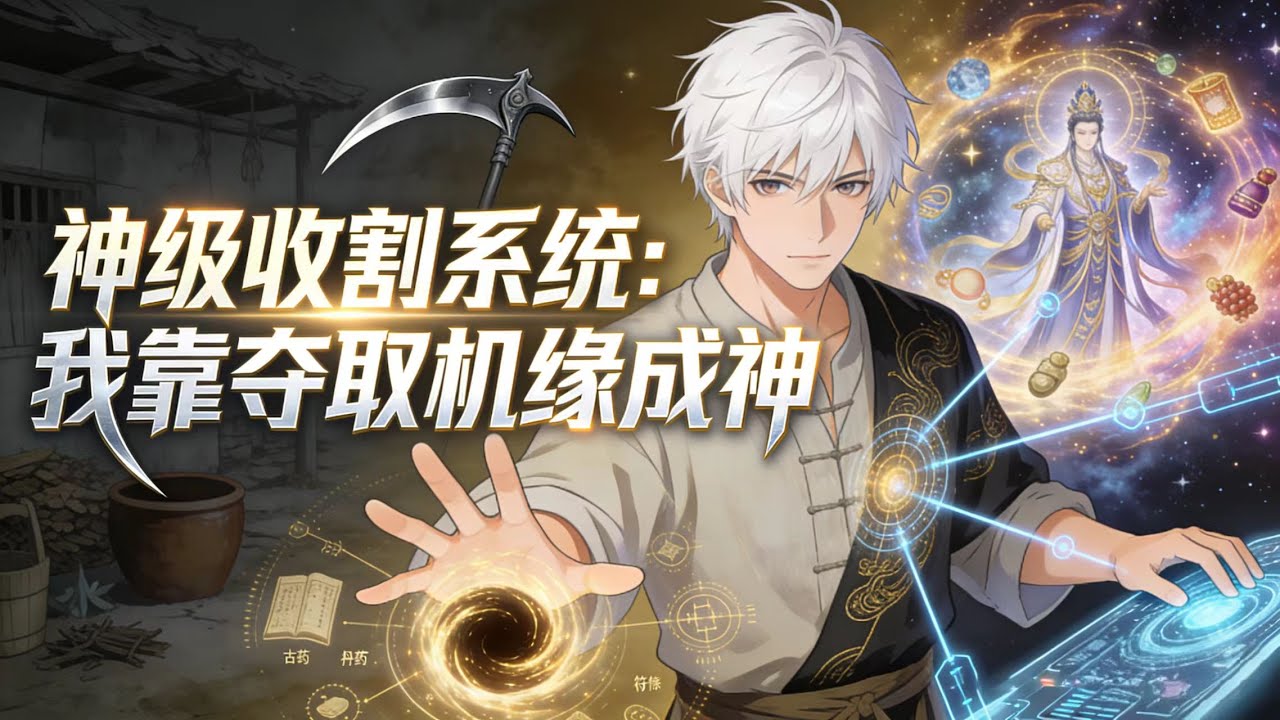 【FULL】【Eng Sub】神级收割系统：我靠夺取机缘成神 Divine Harvest: Steal Fate, Become God #玄幻 #逆袭 #修仙 #爽文