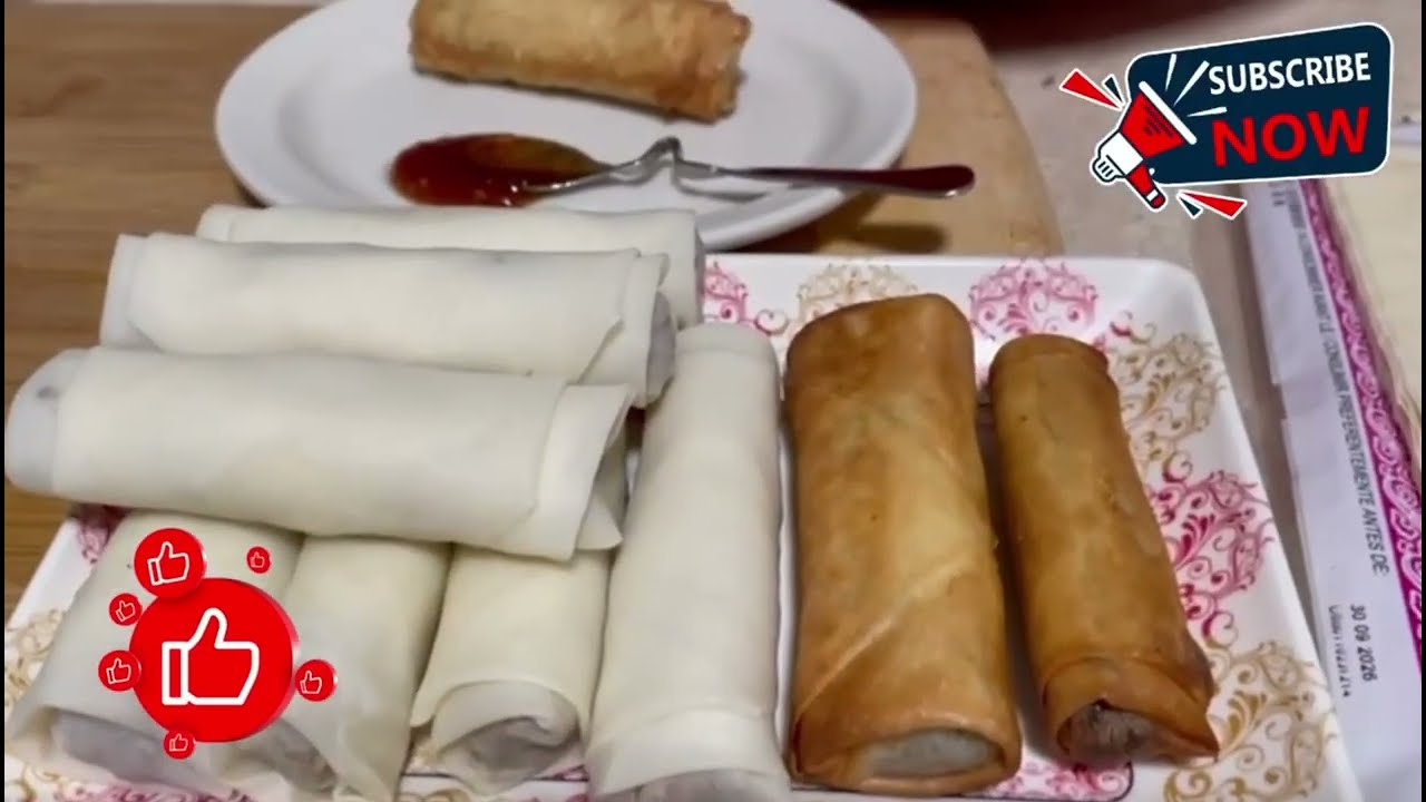 Make Once, Fry All Month! Ramadan Spring Rolls |Enjoy All Ramadan! Crispy Spring Rolls Kids Adore 😍