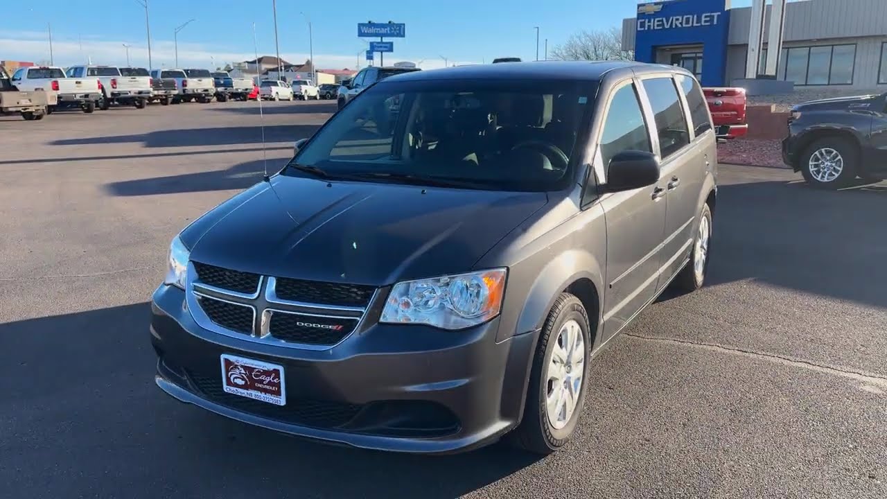 2017 Dodge Grand Caravan SE - 3.6L V8 GAS - Granite Pearlcoat - Miles 9,787 - Stock #: P2605