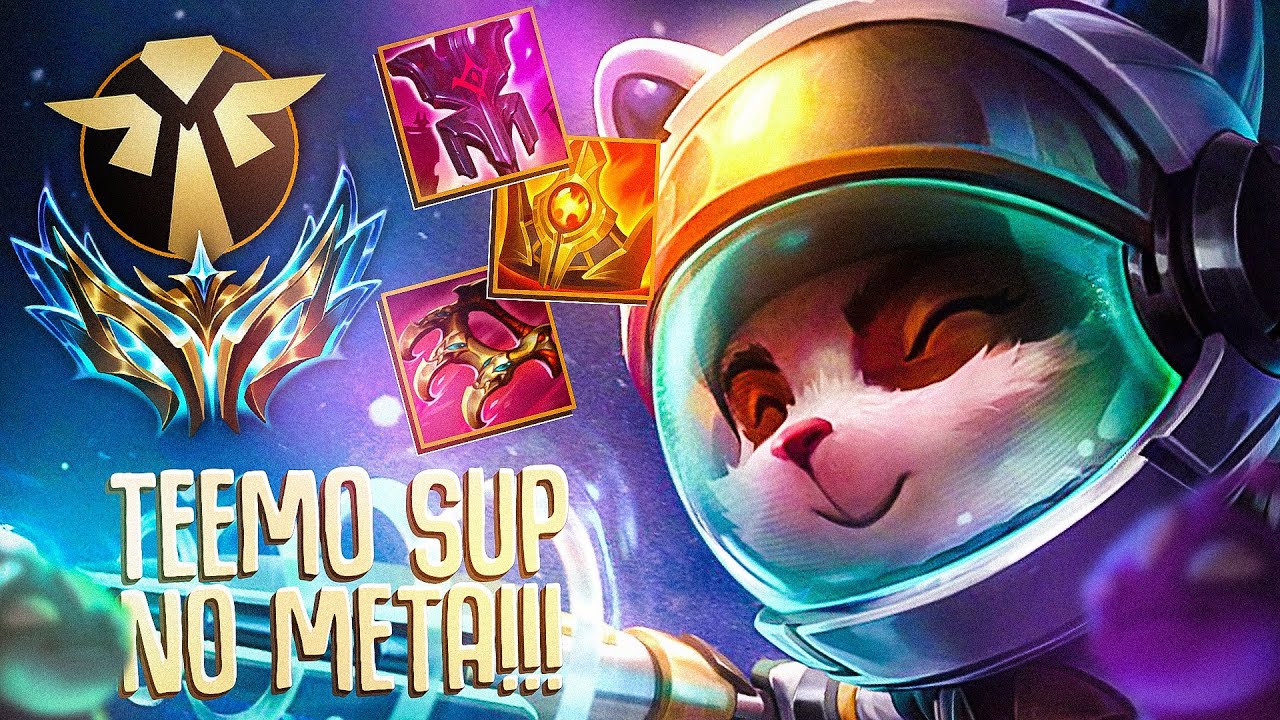 TE ENSINANDO A CARREGAR PARTIDAS DE TEEMO SUPORTE!