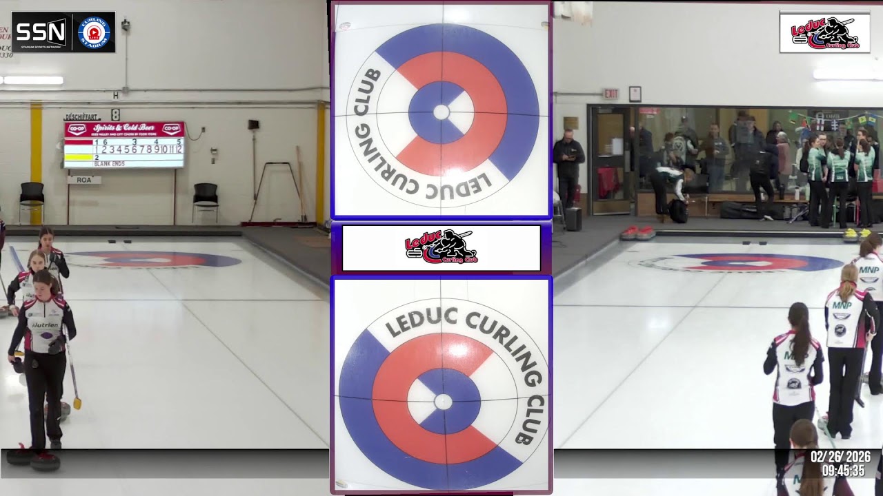 Kieran Roa vs. Emma Deschiffart - Draw 2 - Curling Alberta U20 Junior Provincial Championships [8]