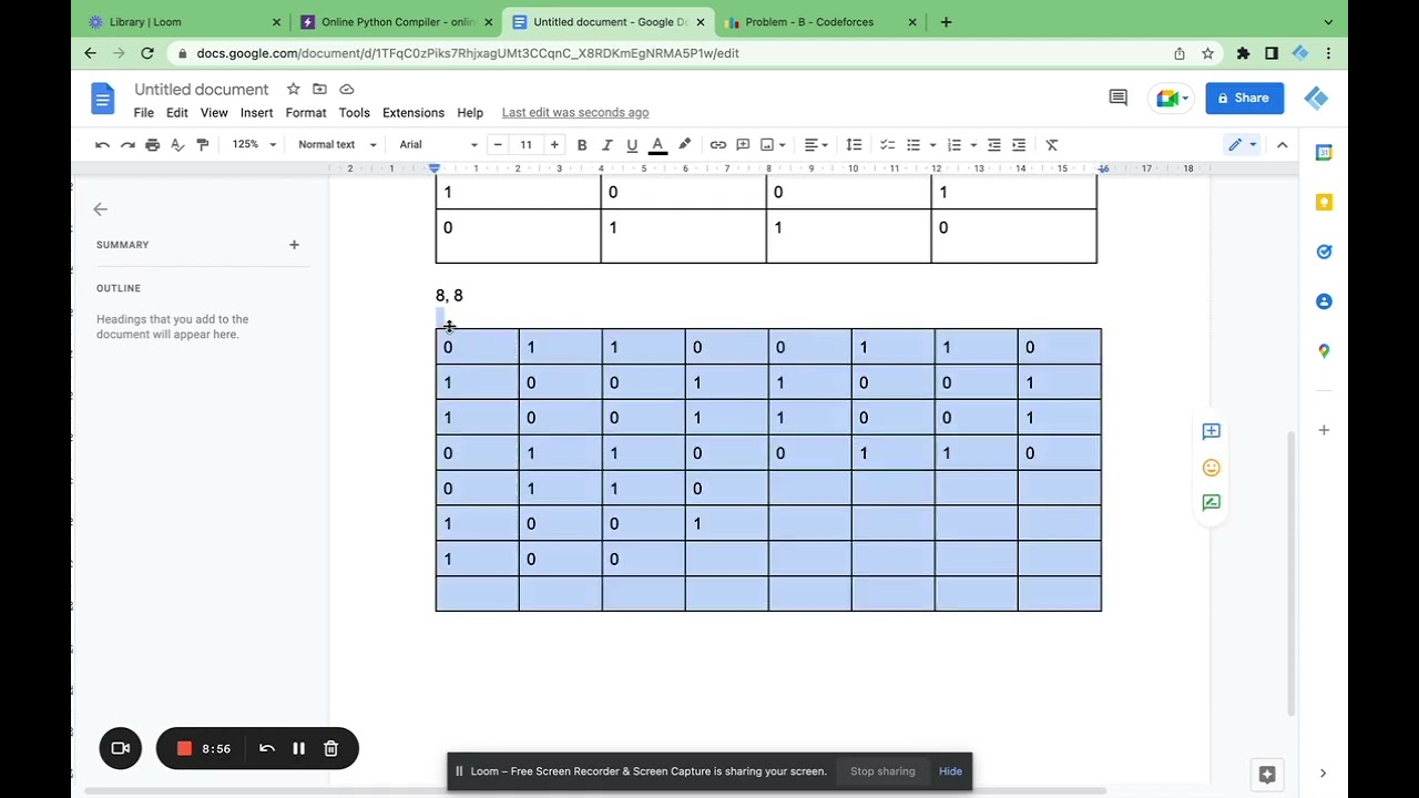 Python Solution for Codeforces Round #804 (Div. 2) | B. Almost Ternary Matrix