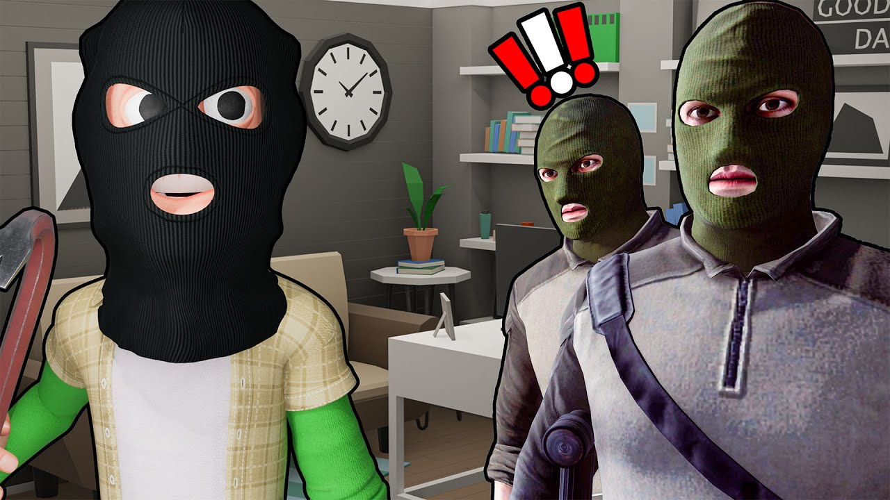 Three Friends Rob The RICHEST House in Crime Simulator!