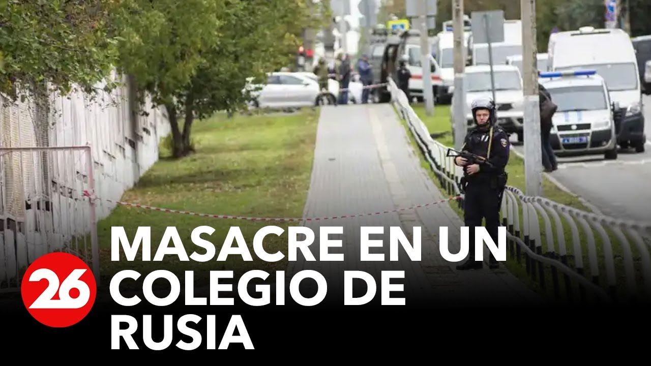 Masacre en un colegio de Rusia: dejó al menos 15 muertos