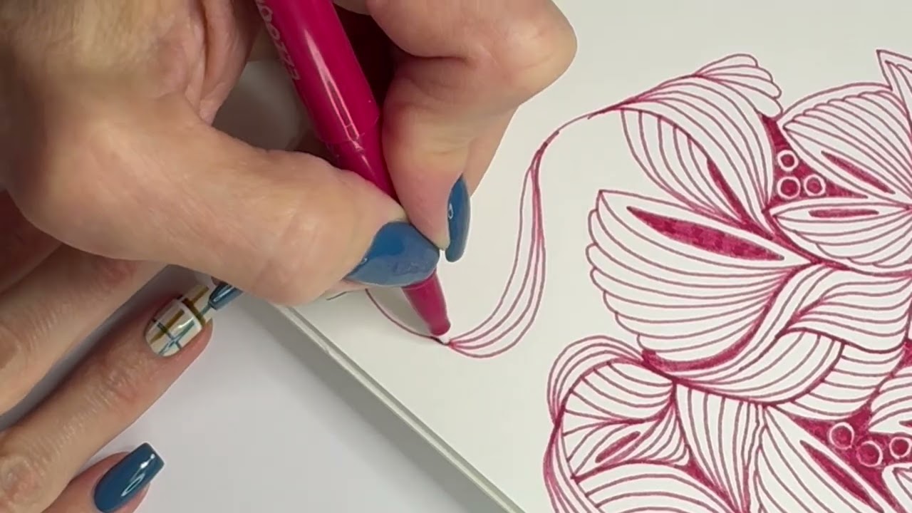 Easy Starfish Zentangle for Beginners