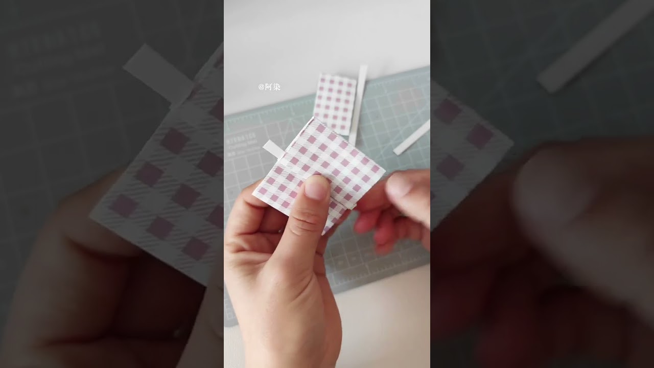 简单又好玩的豆豆本小机关教程～  #手帳 #手工