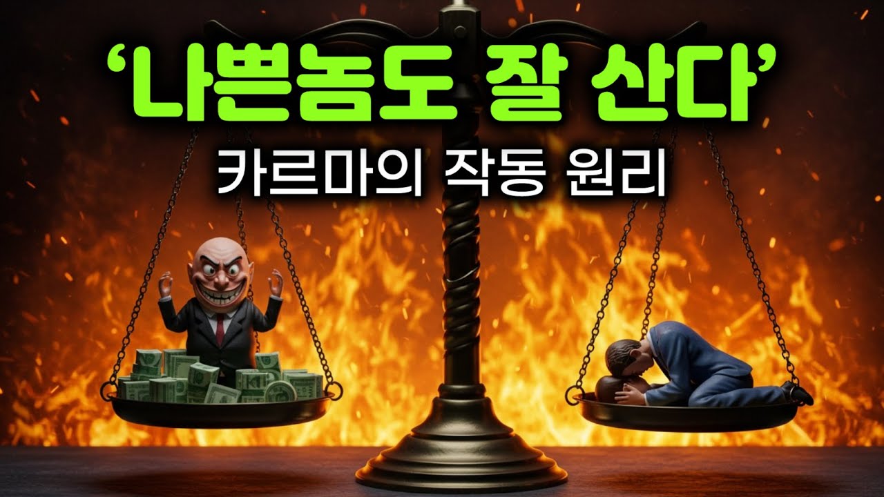 악하게 사는데도 잘 사는 이유 | 부처님이 밝힌 인과응보/카르마의 심오한 비밀 | 세상이 불공평해 보이는 이유. 담마빠다(법구경) #부처님말씀