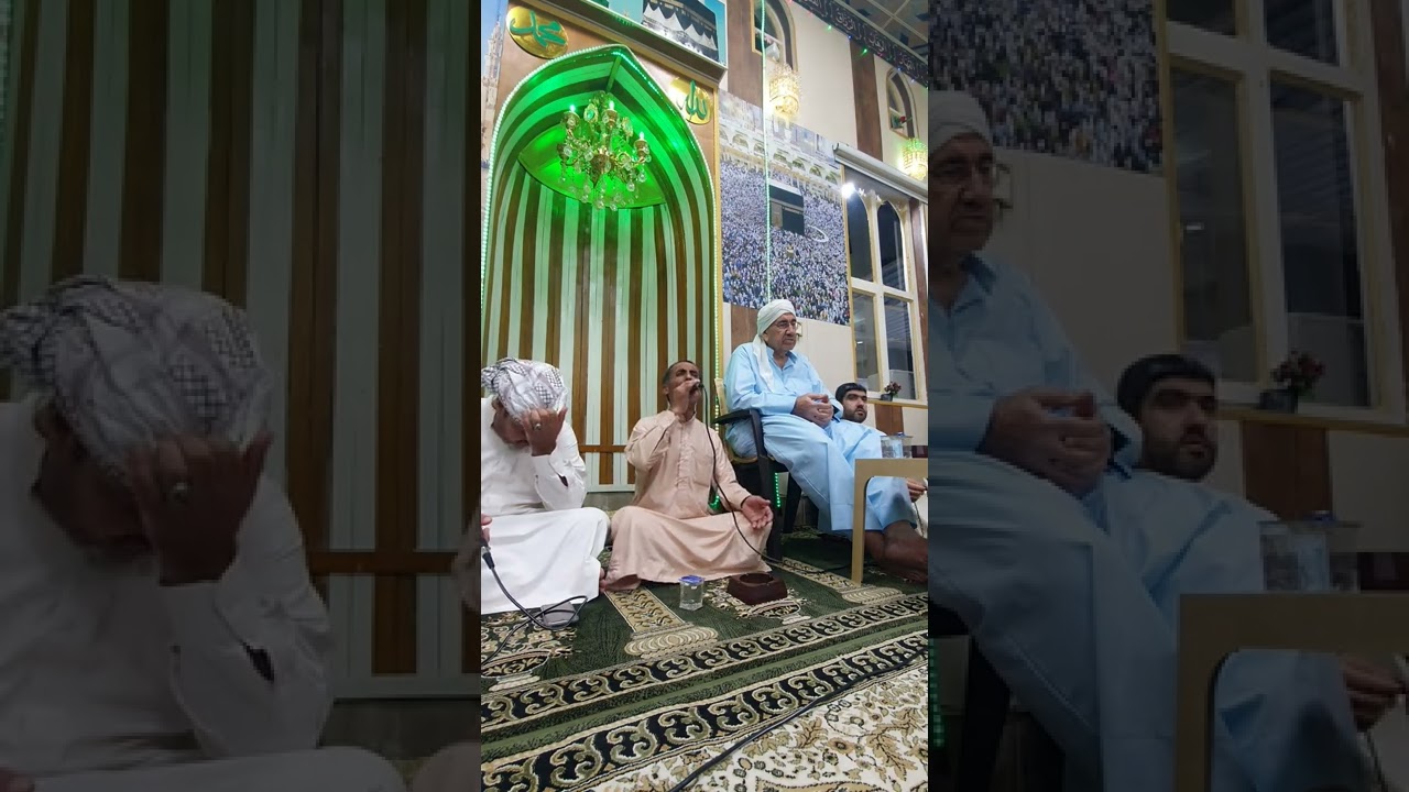 المداح صاحب حلاوة في تكية شيخ الطريقة الرفاعية الخمروية الشيخ عبدالله الشيخ مجول ابوخمرة في القلعة