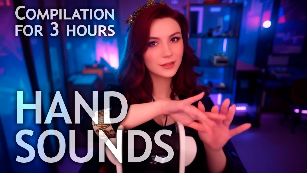 ASMR Hand Sounds for 3 Hours 💎 Finger Fluttering, No Talking, Compilation