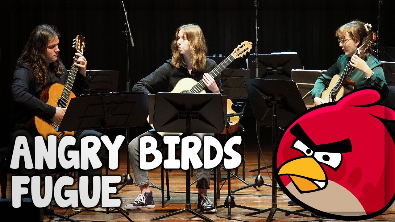 Angry Birds Fugue - Guitar Trio