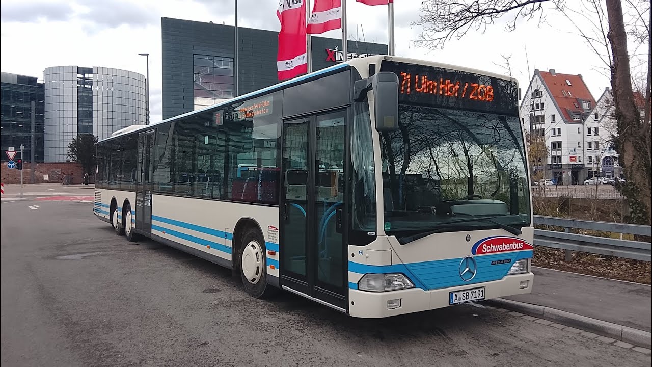 Mitfahrt: RBA Mercedes Benz Citaro O530 C1 L Wagennummer 7191 