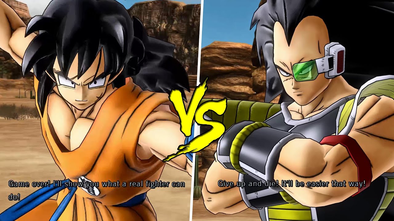Yamcha Tien Vs. Raditz Nappa - Hardest Level Epic Fight | Dragon Ball Z Ultimate Tenkaichi | 4k