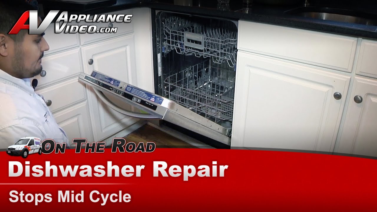 KitchenAid Dishwasher Repair - Stops Mid Cycle - Impeller