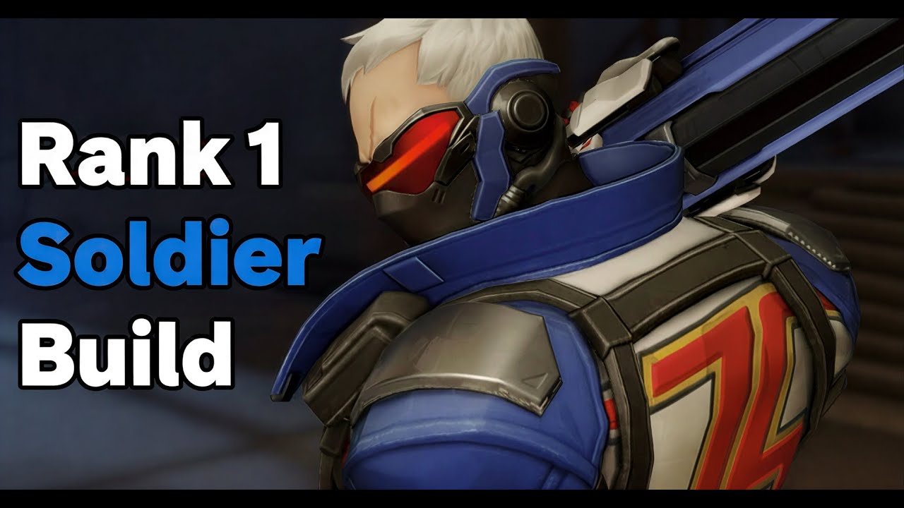 The 1,000 HP Glass Cannon? Rank 1 Soldier Build | OW2 Stadium