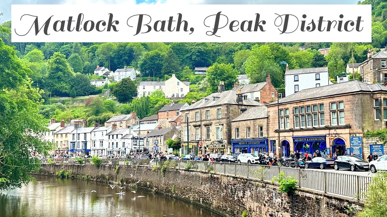 A Beautiful Day In Matlock Bath, Peak District | 4K WALK