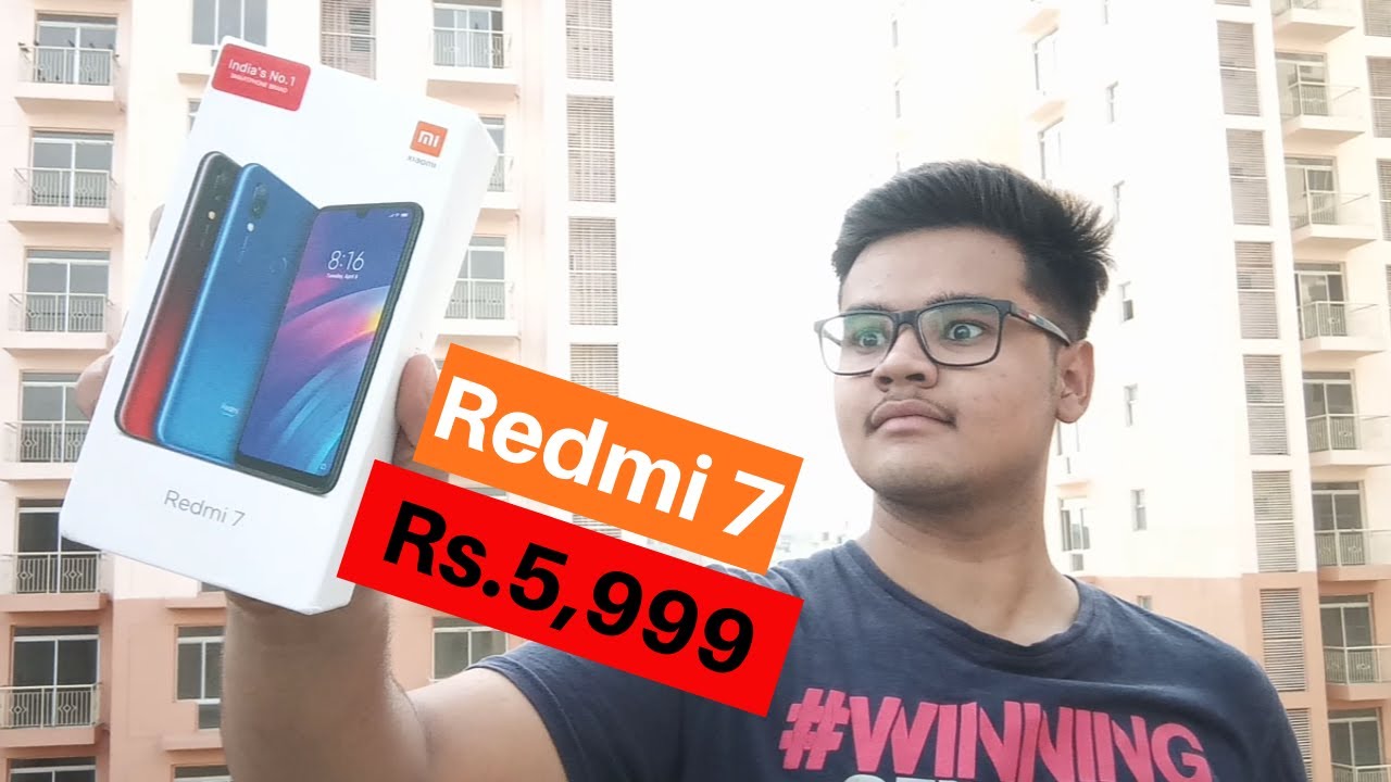 Redmi 7 2GB+32GB Retail unit unboxing and quick review in hindi. Rs.5,999 ?