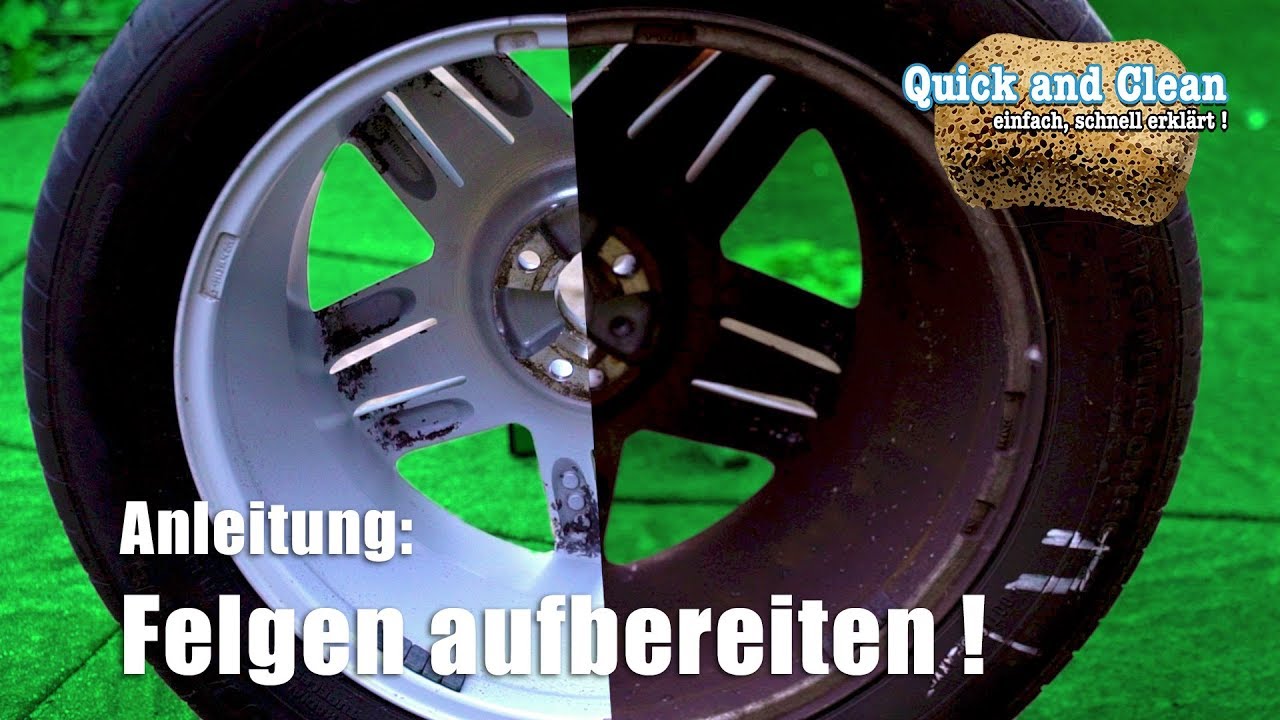 Autopflege Anleitung: AluFelgen aufbereiten I Felgen Winterfest machen | AUTOLACKAFFEN | Quick&Clean