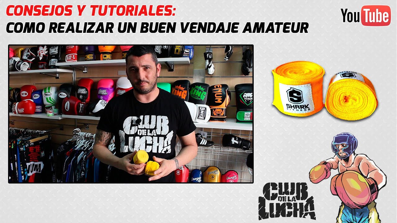 vendaje amateur de boxeo
