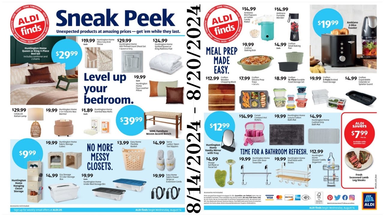 ALDI AD SNEAK PEEK 8/14/2024 - 8/20/2024