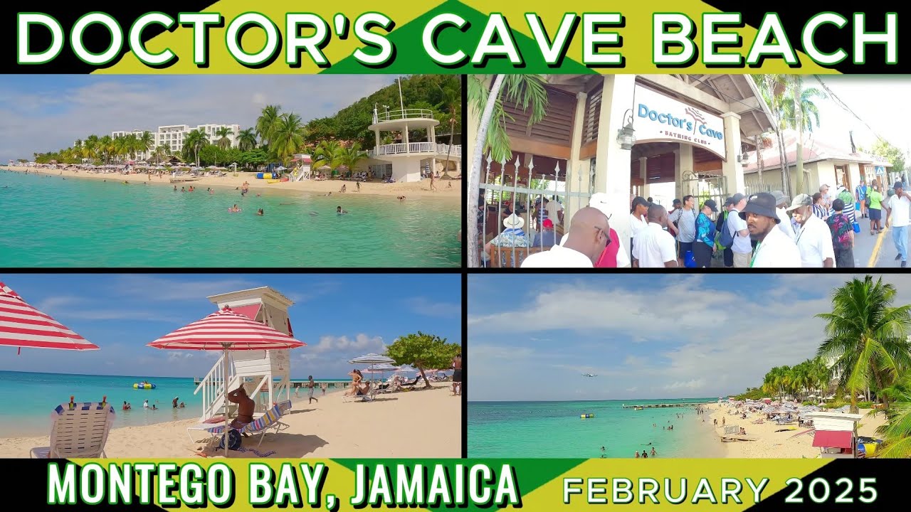🇯🇲 Doctor's Cave Beach in Montego Bay, Jamaica, February 2025