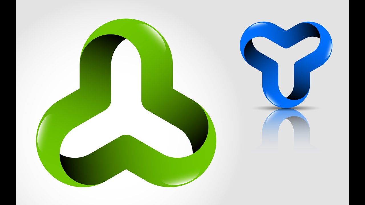 How to create 3D Logo Design in Adobe Illustrator CS5 | HD | OI