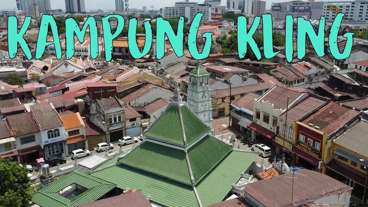 Masjid Kampung Kling - The Melaka mosque - Drone footage | Mosques around the world