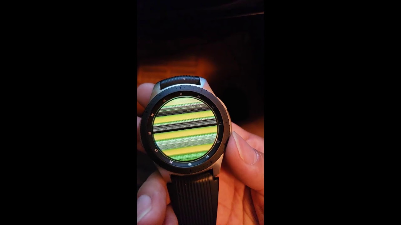 Samsung Galaxy Watch flickering screen issues...