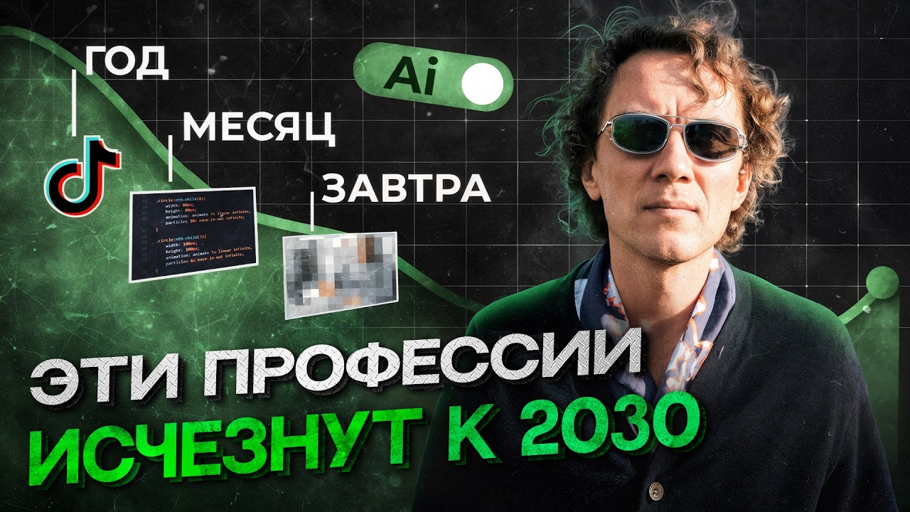 Какие профессии исчезнут из-за AI? Профессии будущего  в 2030 году!