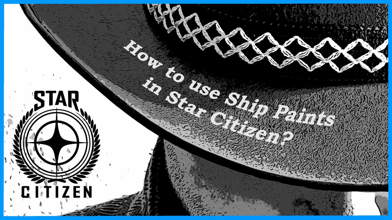 Star Citizen - How to use / equip Ship Paints? (Alpha 3.17.1) - #004