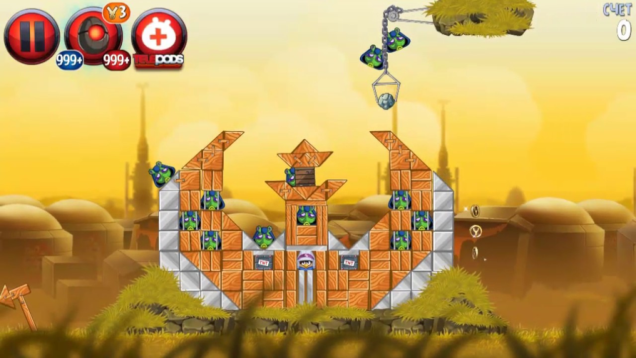 Angry Birds Star Wars 2 Rebels All levels (Pork Side)