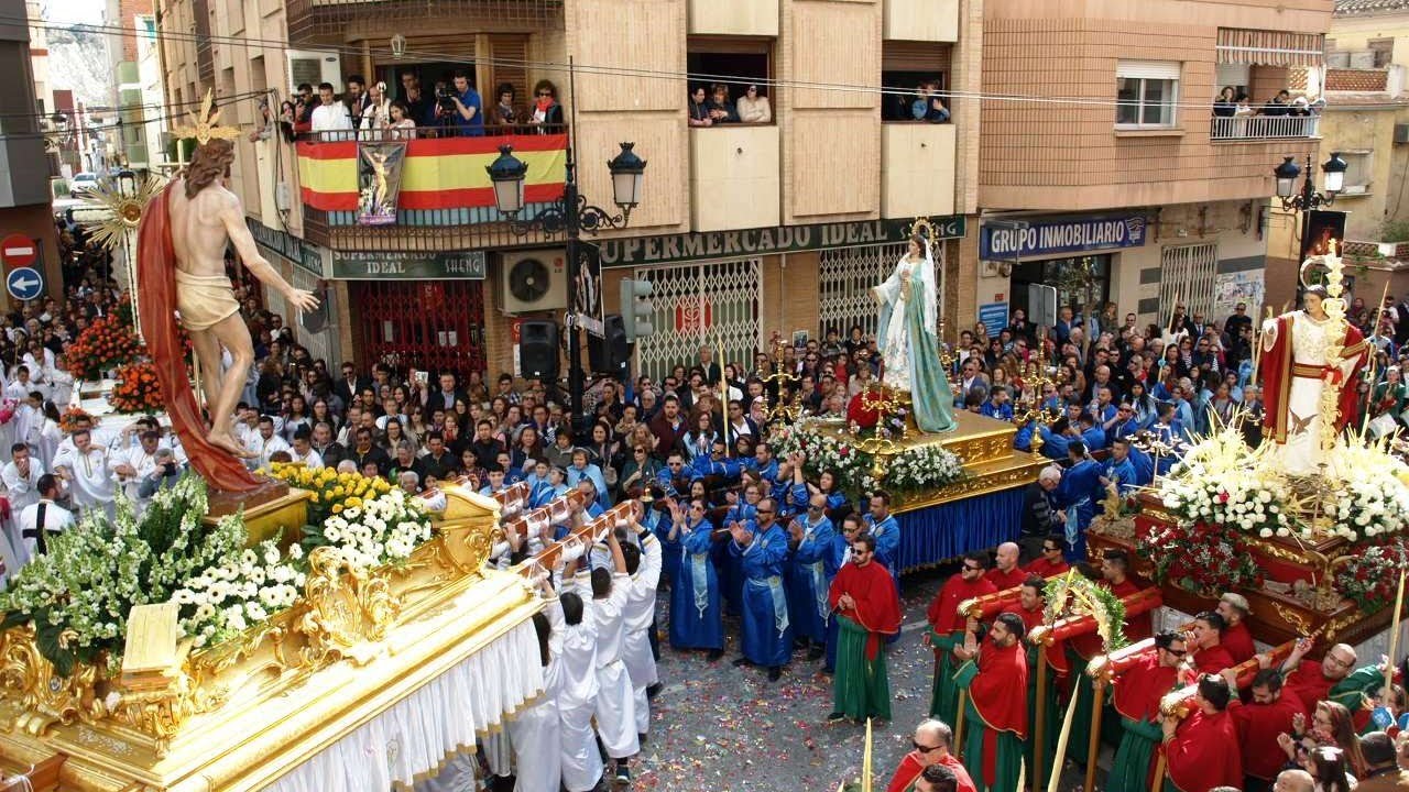 ENCUENTRO GLORIOSO Y PROCESIÓN DEL RESUCITADO. SEMANA SANTA ARCHENA 2019