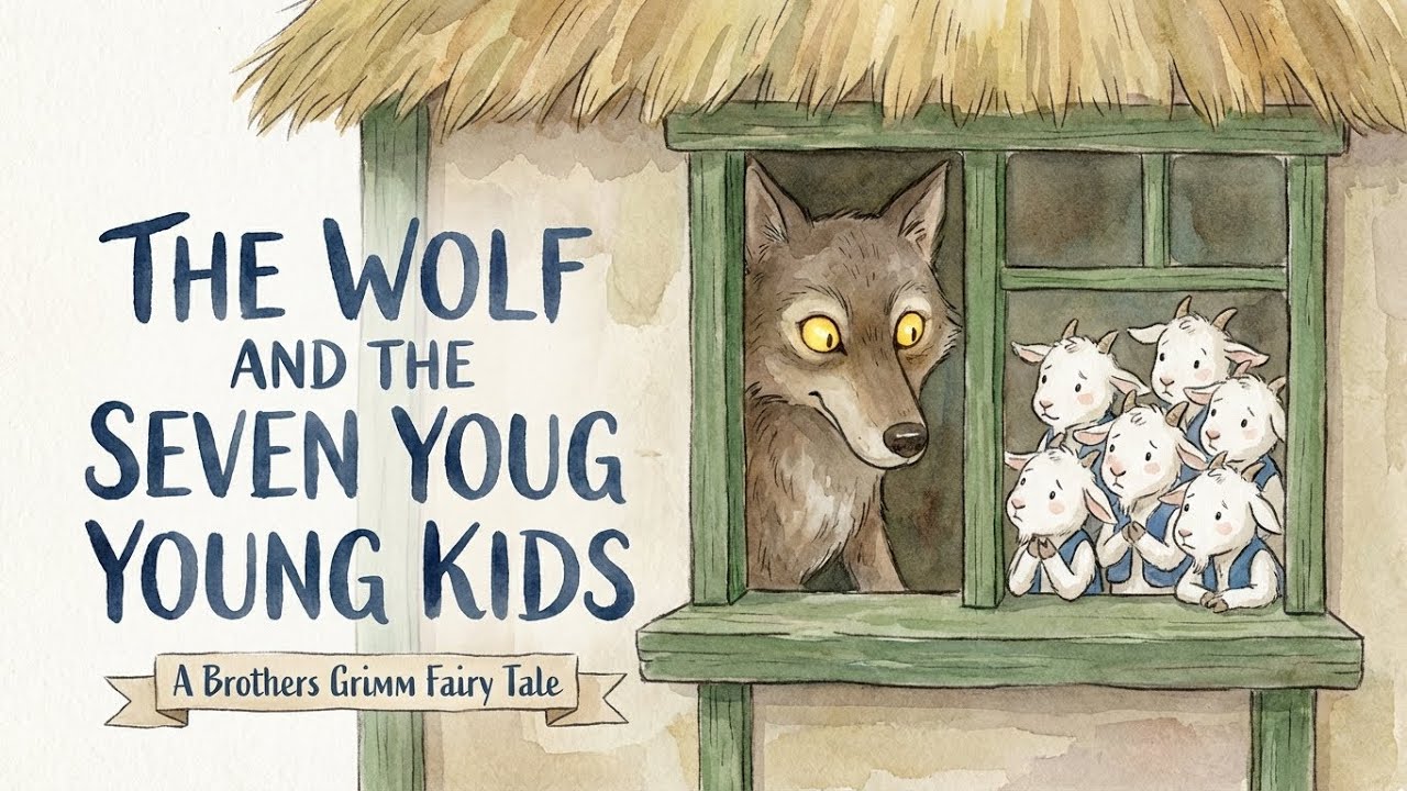 The Wolf and the Seven Little Goats 🐺🐐 | English Moral Stories | Bedtime Stories
