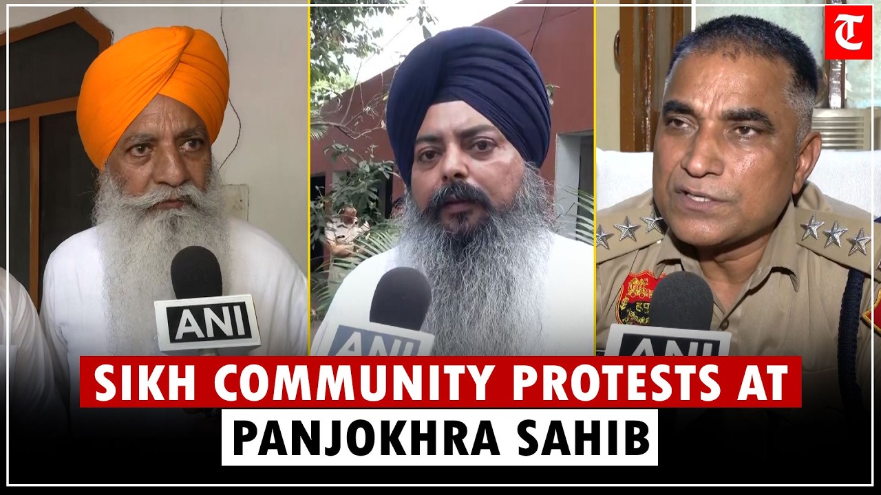 Ambala: Sikh Community Holds Protest at Panjokhra Sahib Amid Rising Tensions