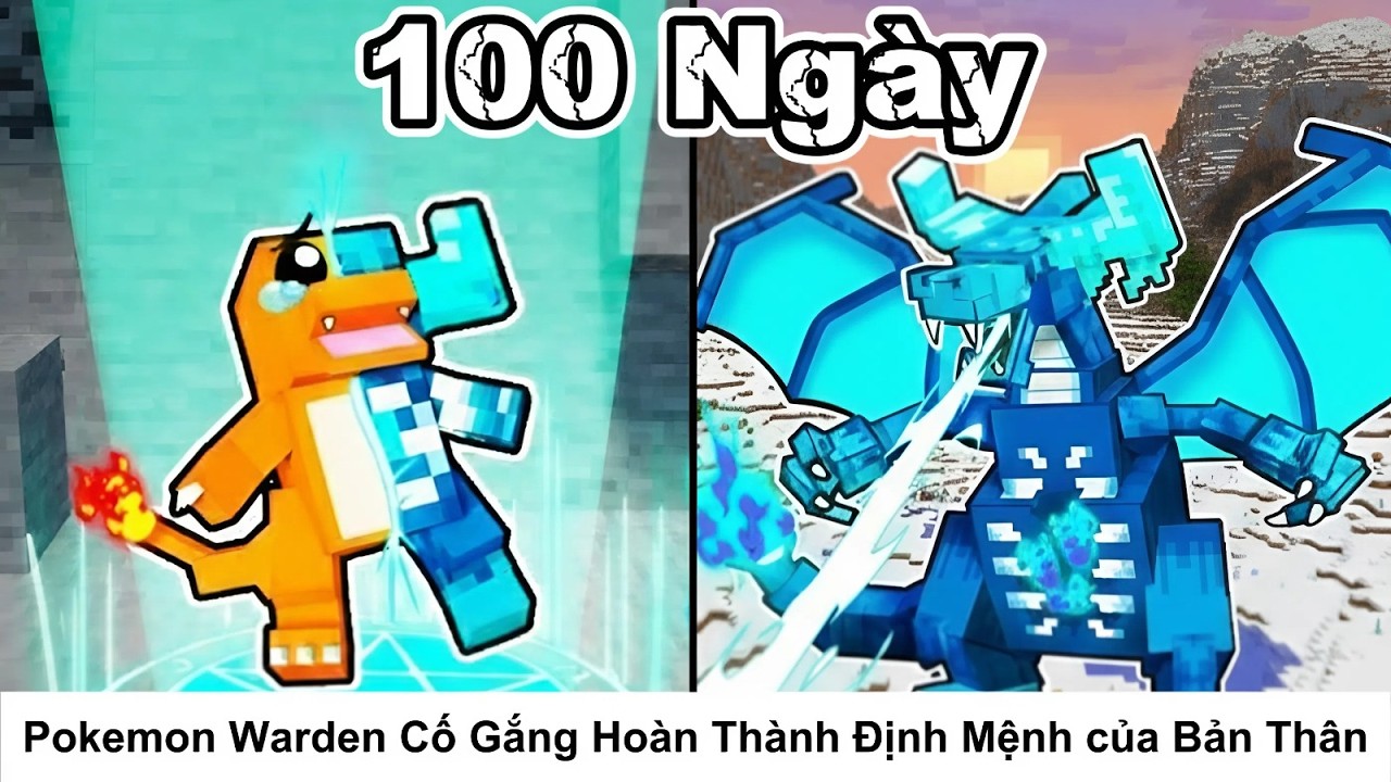 Tóm Tắt 100 Ngày || Pokemon Warden Cố Gắng Hoàn Thành Định Mệnh Của Bản Thân