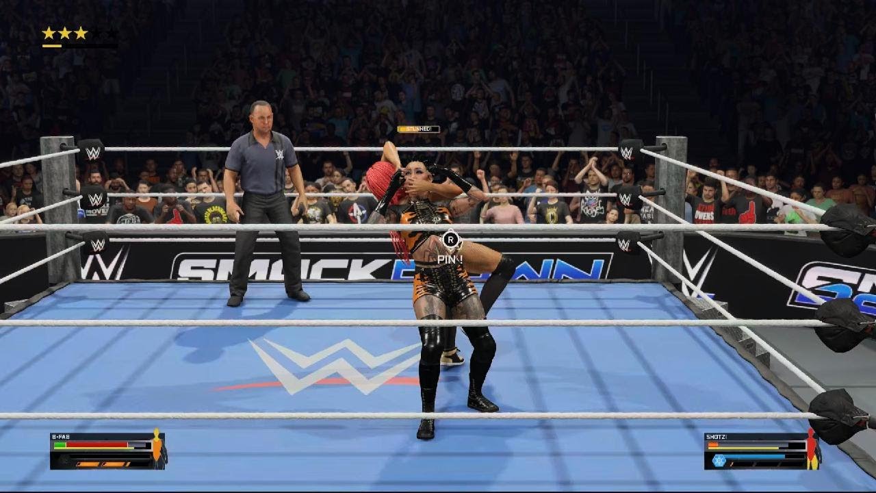 B-Fab VS Shotzi (WWE2K25 Week Thirty Seven Universe Mode )
