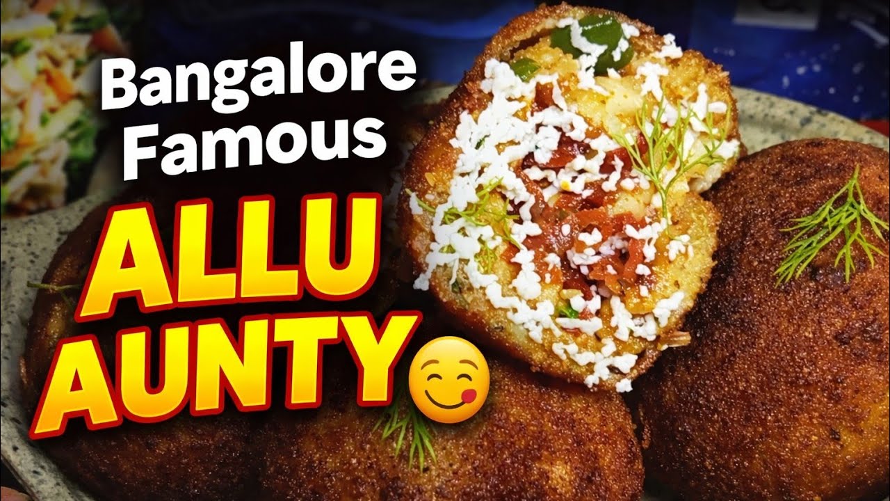 Bangalore Ki Famous Allu Aunty 😍 | Street Style Allu Aunty Recipe | South Indian Street Food