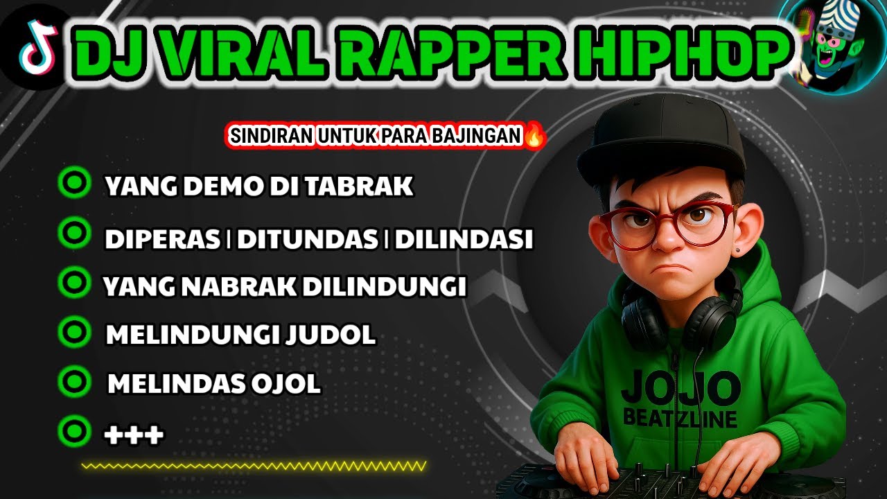 🎧BEST DJ RAPPER HIPHOP TERBAIK 2025 || 🎶 YANG DEMO DI TABRAK  | FULL SINDIRAN 🎧 #djhiphop #rapper