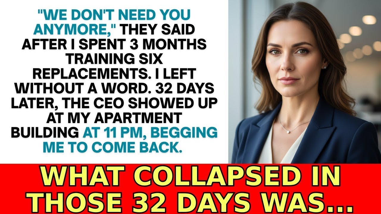 I Trained Six People To Do My Job   They Fired Me Anyway  A Month Later, The CEO Was On My Doors