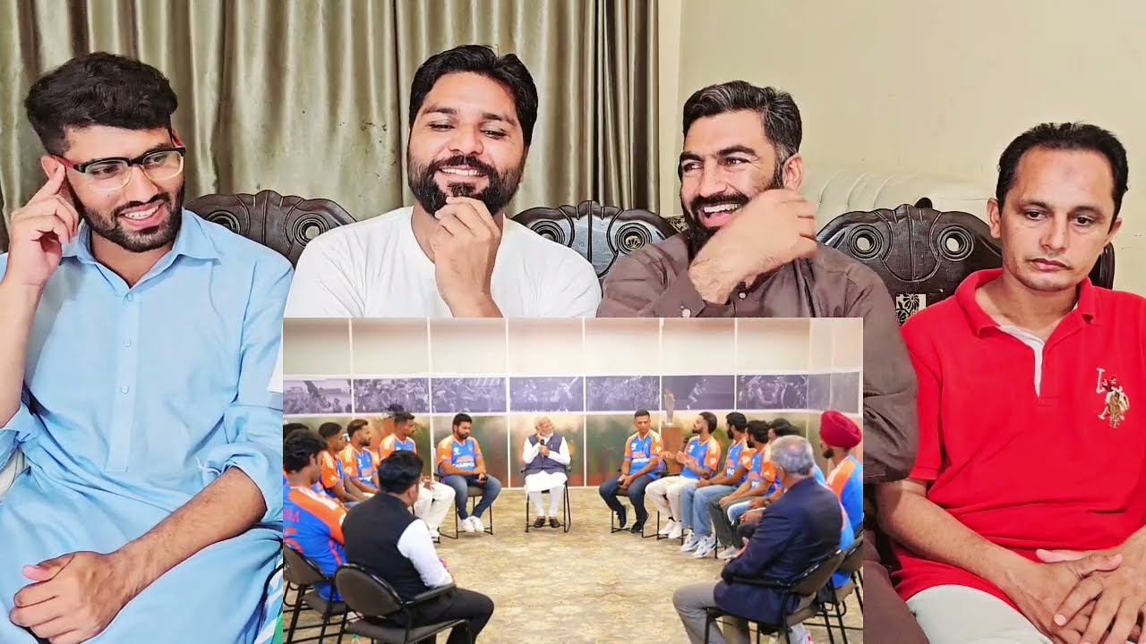 PM Modi meets Team India the new T20 World Champions #pakreaction