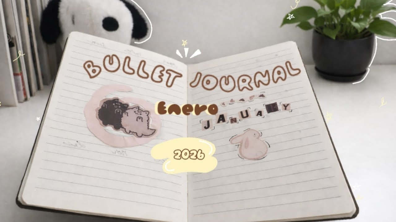 Plan with me | Bullet Journal Enero 🤎