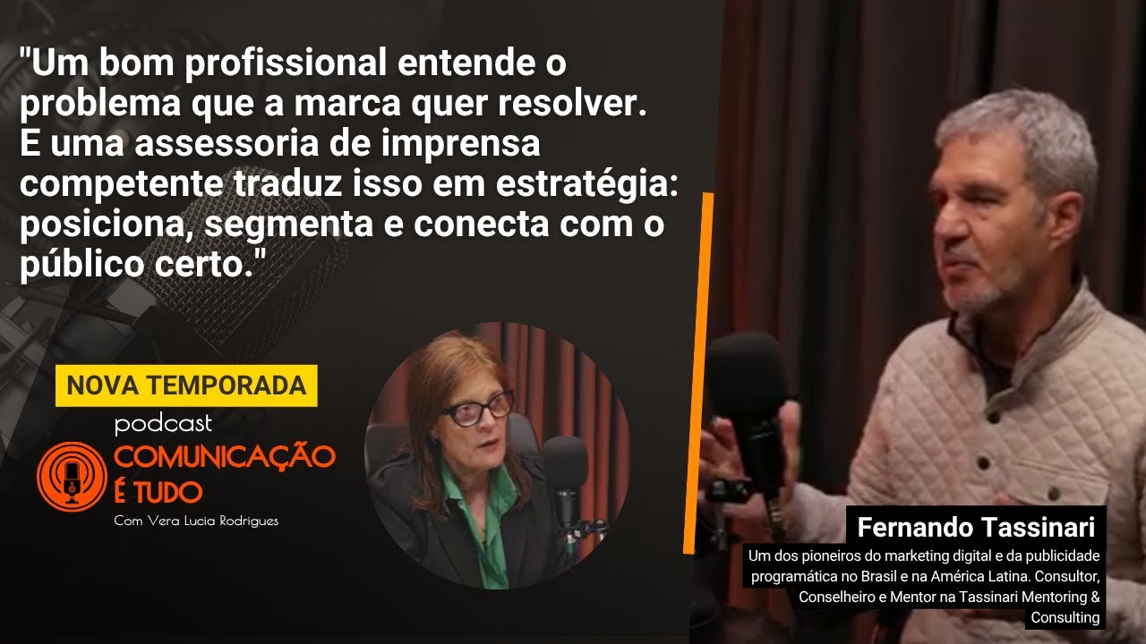 Comunicação é Tudo I Fernando Tassinari  - Transformação digital e liderança num mundo programático