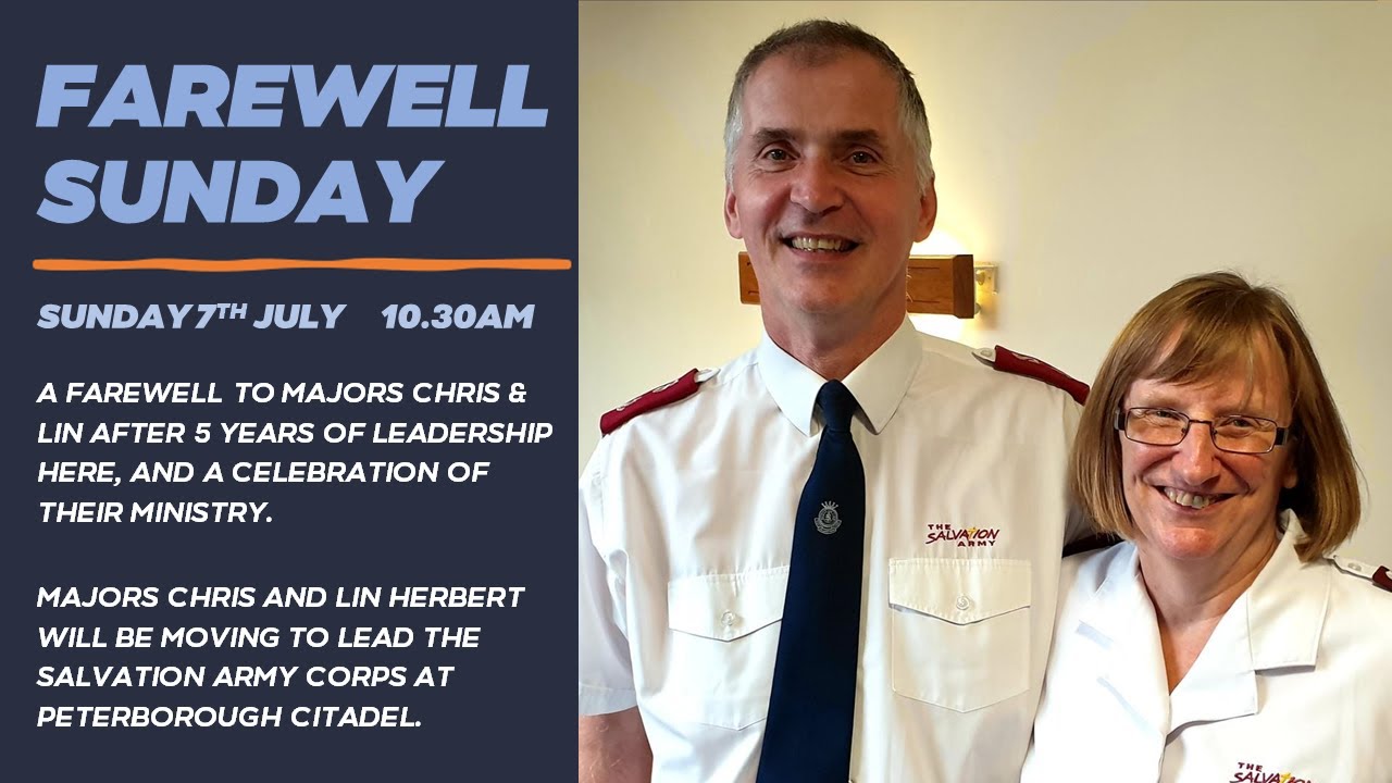 Farewell Sunday Service - 7th July 2024 - The Salvation Army Liverpool Walton