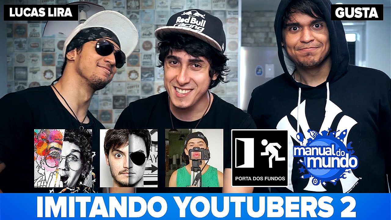 IMITANDO YOUTUBERS 2 - feat Gusta e Lucas Lira